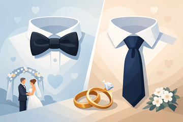 Fliege oder Krawatte zur Hochzeit wählen