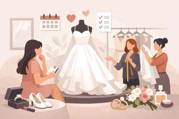 Brautkleid-Anprobe vorbereiten: 11 Tipps