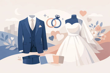 Anzug und Brautkleid abstimmen leicht gemacht