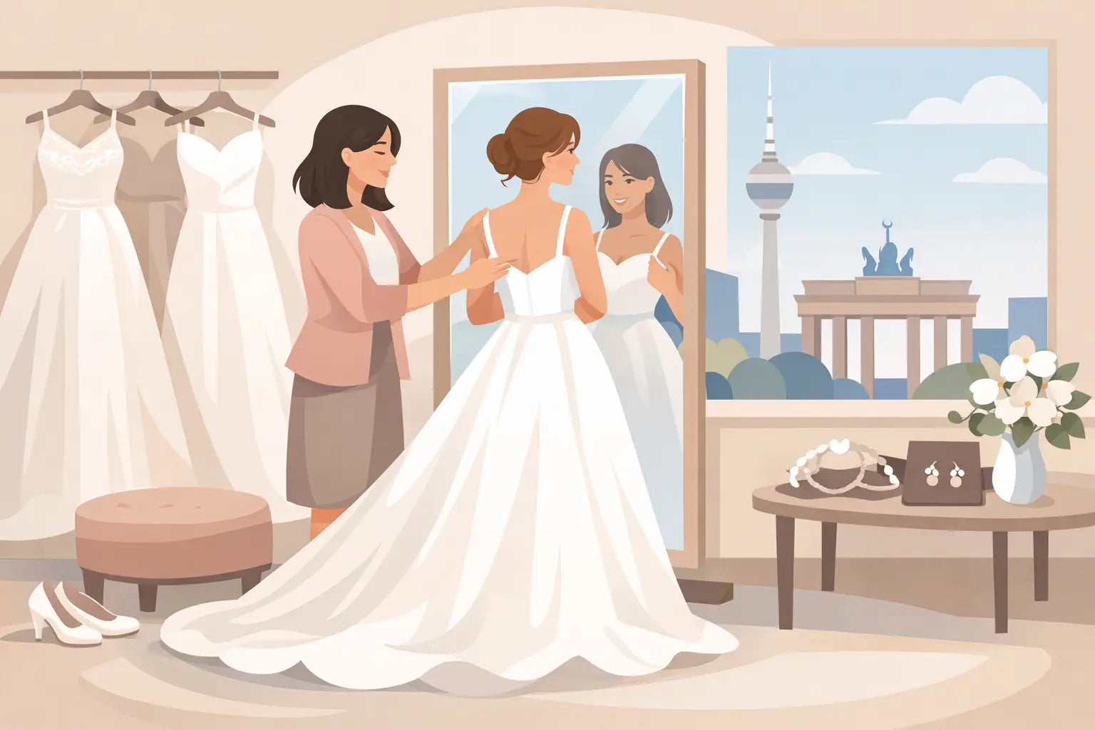 Brautkleid Anprobe Berlin - so findest du dein Kleid