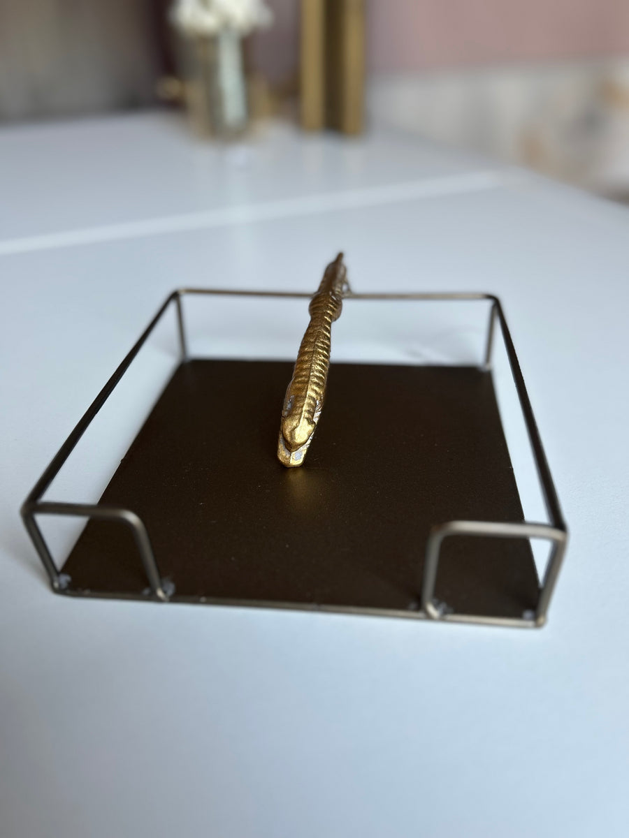 Serviettenhalter gold