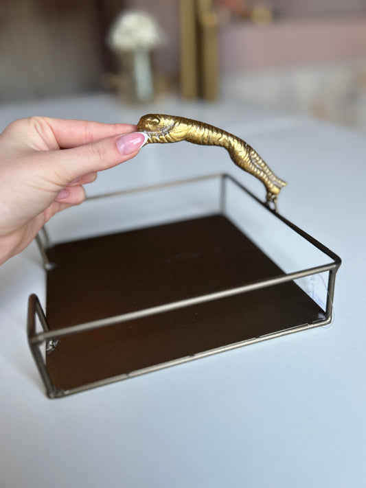 Serviettenhalter gold