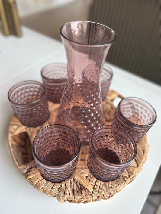 Gläser-Set mit Karaffe