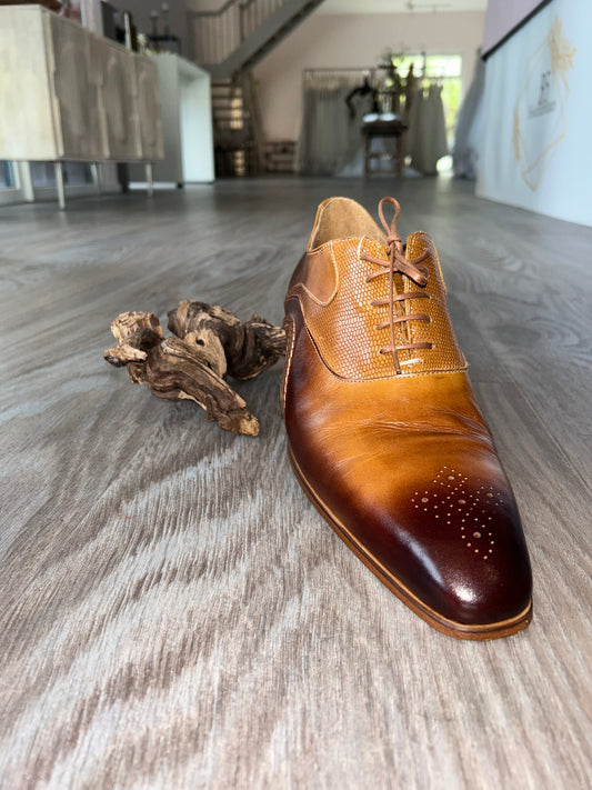 Herrenschuhe Canabis Caramell